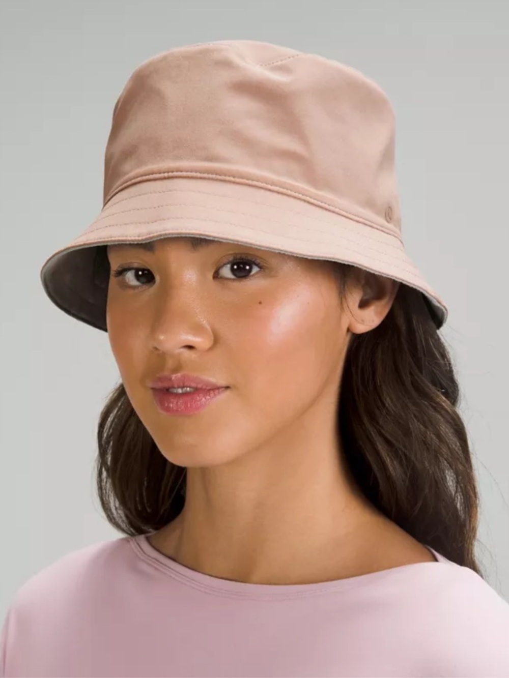 lululemon athletica Reversible Bucket Hat in Blush and Taupe